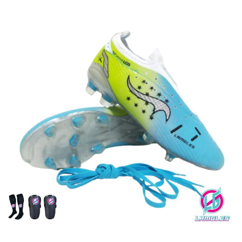 Lamgles - Sepatu Bola Lamgles Star Fg Semi Boot Ukuran 38-43