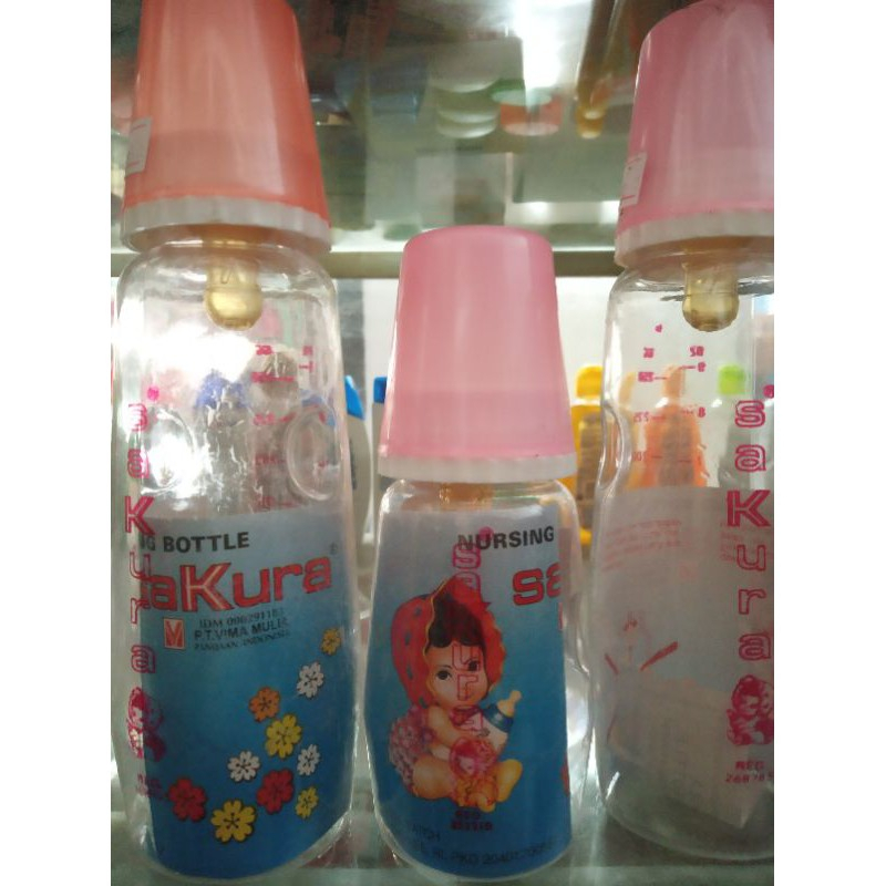 Botol Dot Susu Bayi Top Sakura 125ml 225ml Murah