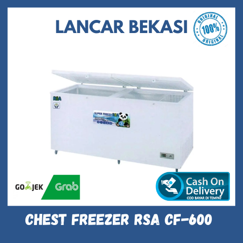RSA Freezer Box CF600 - Chest Freezer Kapasitas (500 Liter) - KHUSUS CIKARANG, BEKASI DAN SEKITARNYA