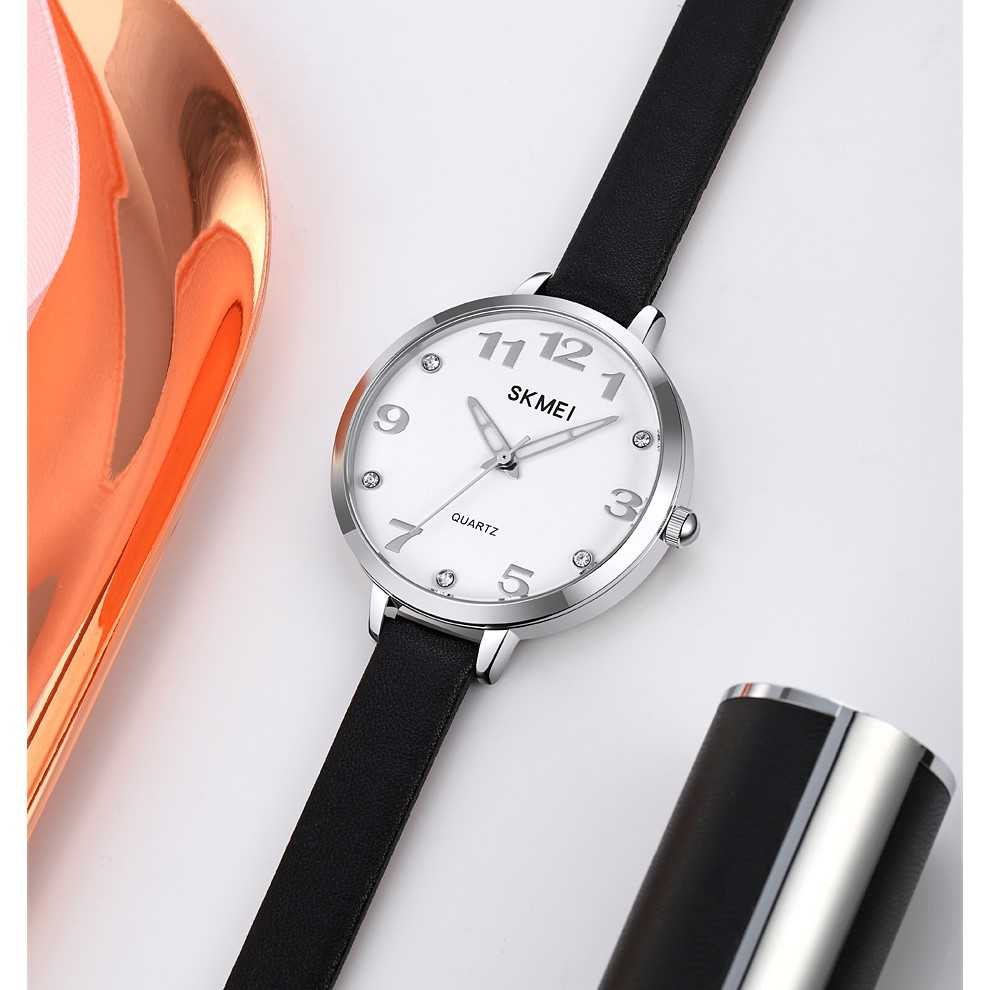 Jam Tangan Wanita Analog Watch Leather Strap Waterproof 30M Jamtangan Analog Cewek Anti Air Berkualitas