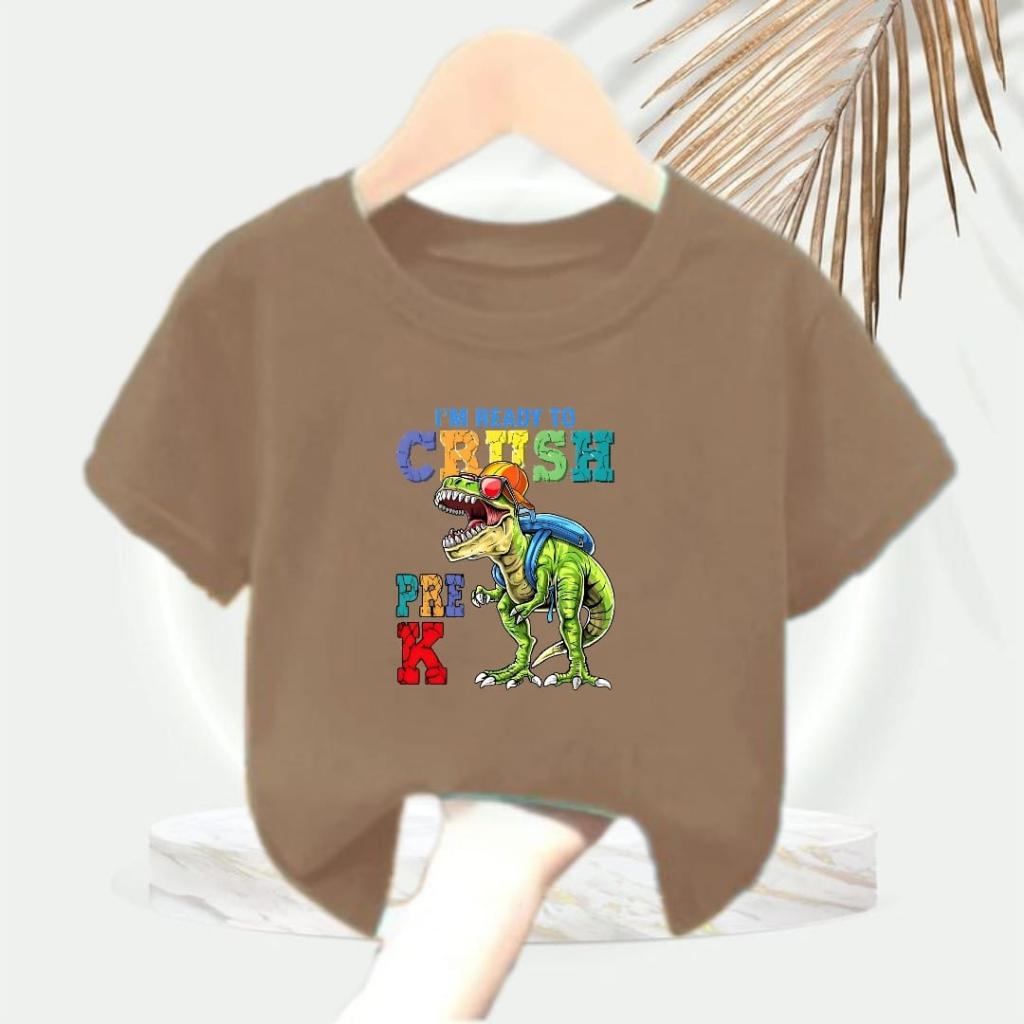 Kaos Anak-anak Dino Crush/Baju Vistaterry