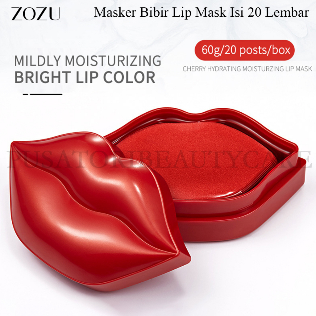 ZOZU Masker Bibir Lip Mask Isi 20 Lembar