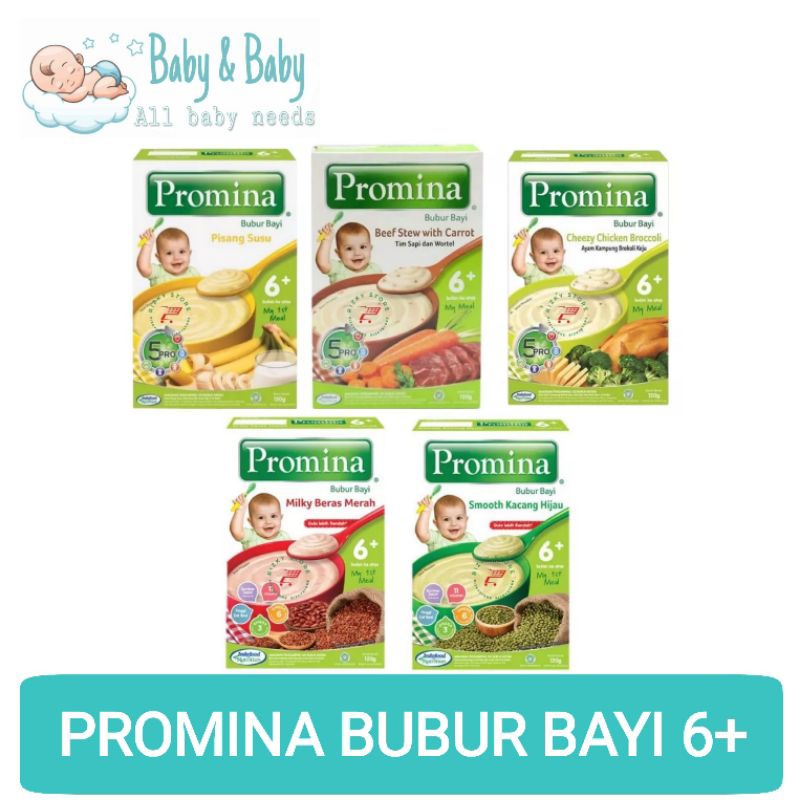 PROMINA Bubur Bayi 6+ 120gr x 1pcs