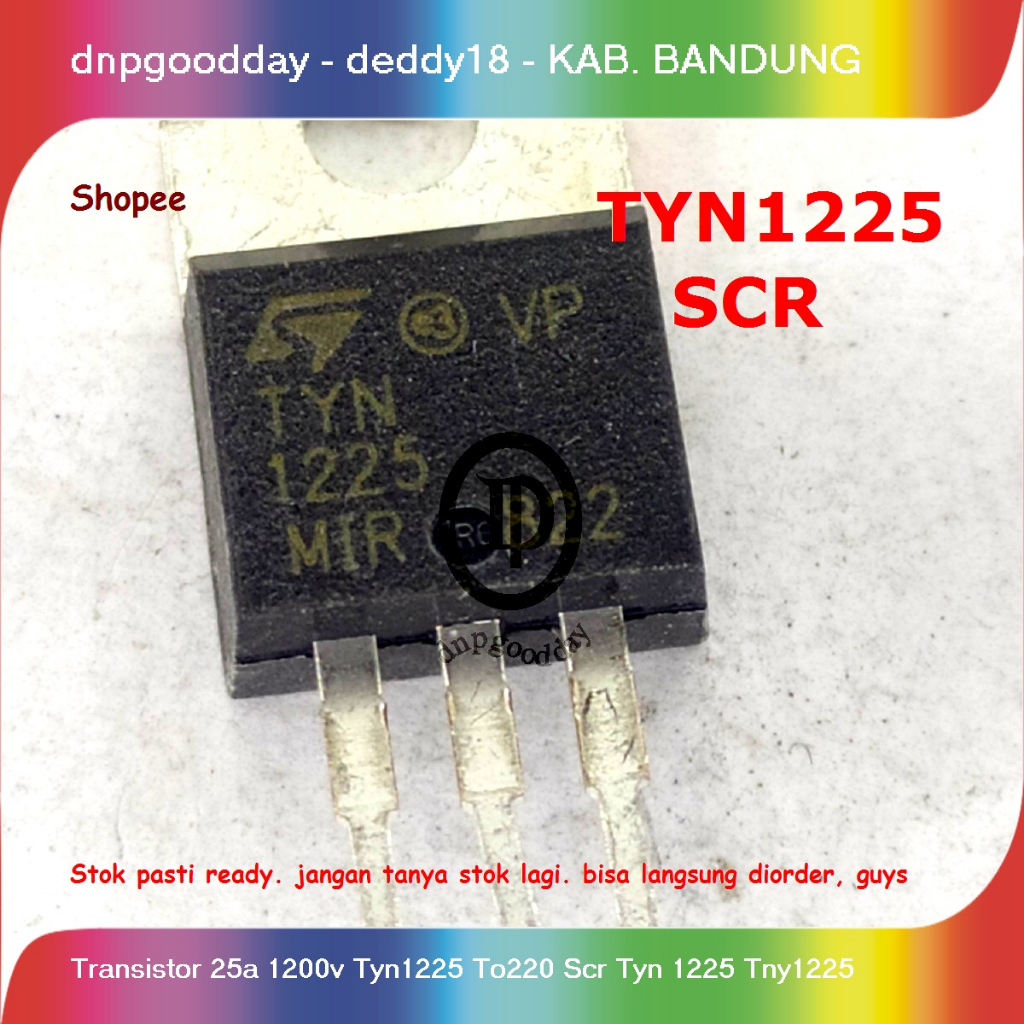 Transistor 25a 1200v Tyn1225 To220 Scr Tyn 1225 Tny1225