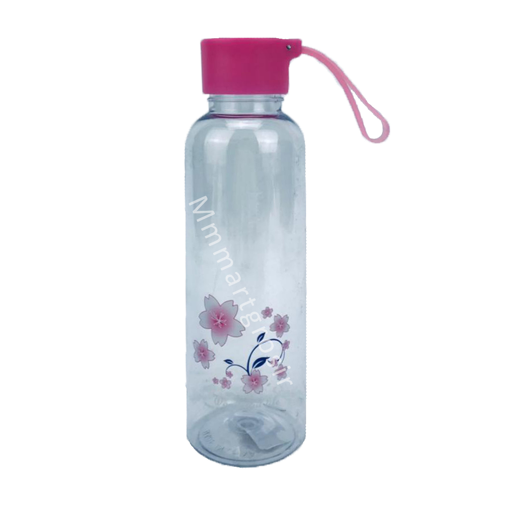 Botol Minum / Botol Plastik / Motif Bunga / 500ml / LY- 2213-3