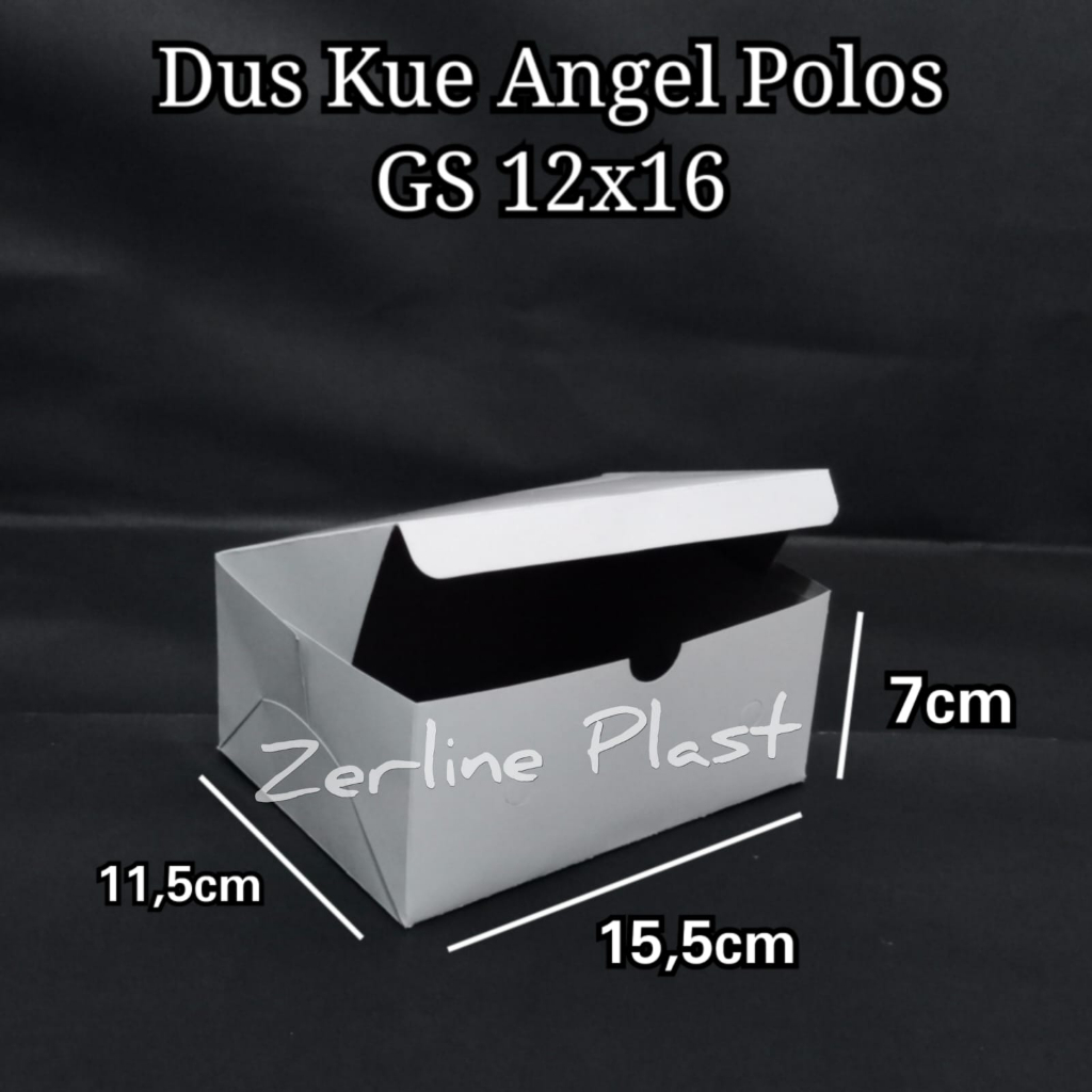 Dus Kue GS ANGEL POLOS - Box Kue Makanan/Snack @100pcs