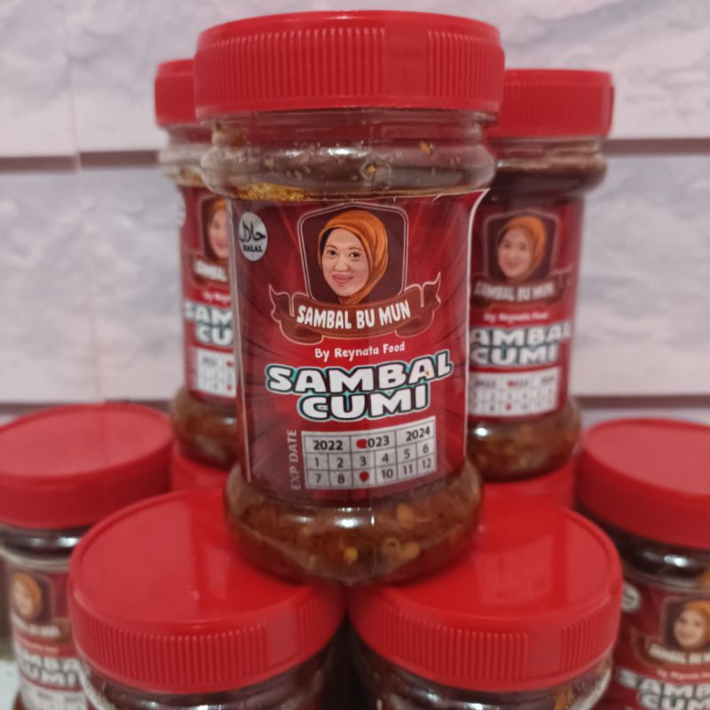 sambal cumi pedas /botolan/120 gr