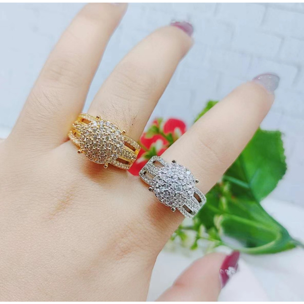 Cincin Xuping Permata Full Perhiasan Fashion R131/132