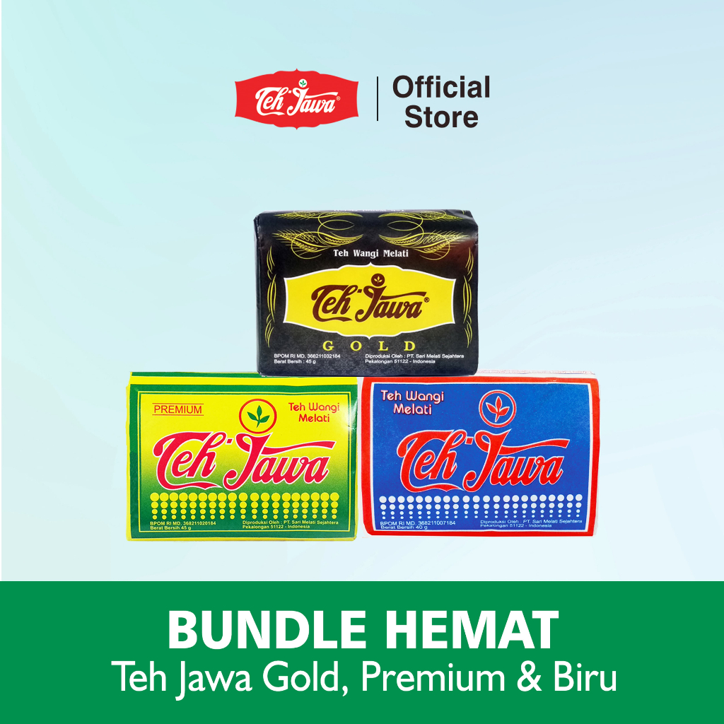 SPECIAL PROMO! Bundle Teh Jawa Gold, Premium, dan Biru