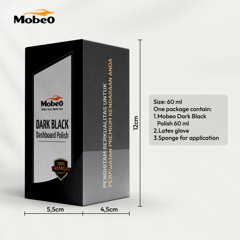 (SALE) Mobeo Dark Black Dashboard Polish