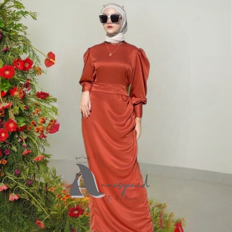 Annasyaa.id Dress Gista Dress Couple Ibu Anak Dress Wisuda Dress Lebaran Dress kondangan Dress Pesta