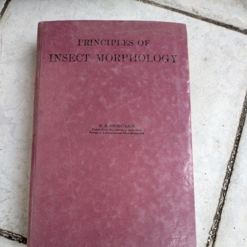 Buku Antik Kuno Langka PRINCIPLES OF INSECT MORPHOLOGY