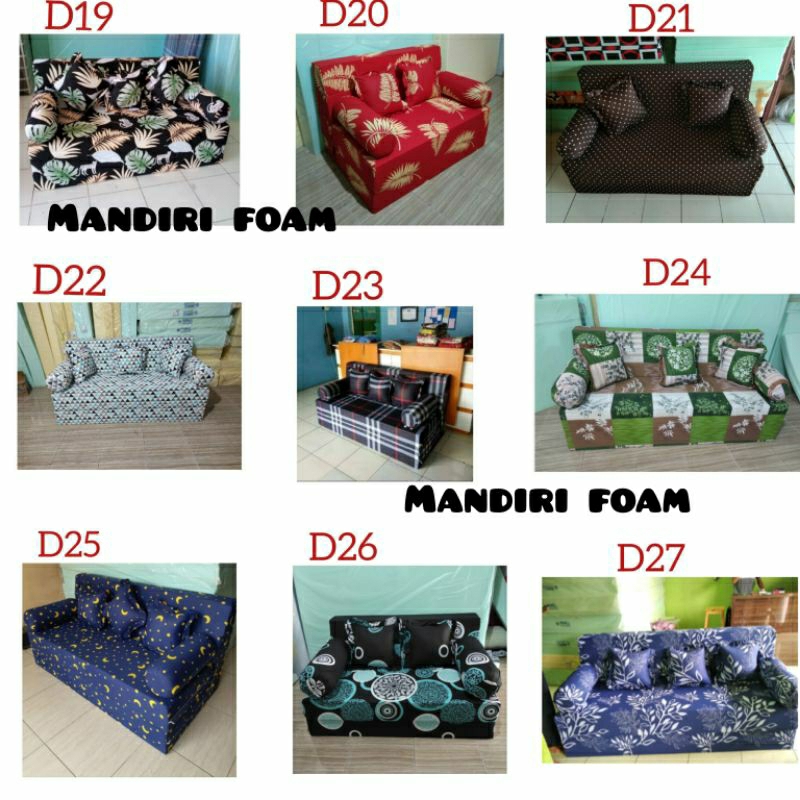 Sofabed Busa Inoac YUKATA Dan Eon D23 Garansi 15 Tahun Dan 10 Tahun  Tebal 20 All Size