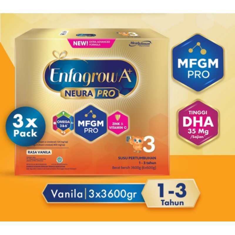 Enfagrow A+3 3x3600gr