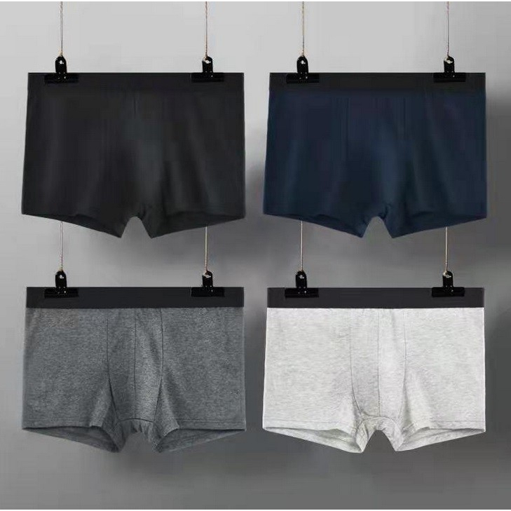 Celana Dalam Pria - Boxer Pria Bahan Cotton Breathable Men Underware