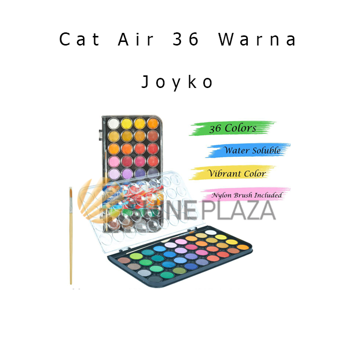 

Watercolor Cake Set WC-3-36 Joyko - Cat Air Watercolour Isi 36 Warna