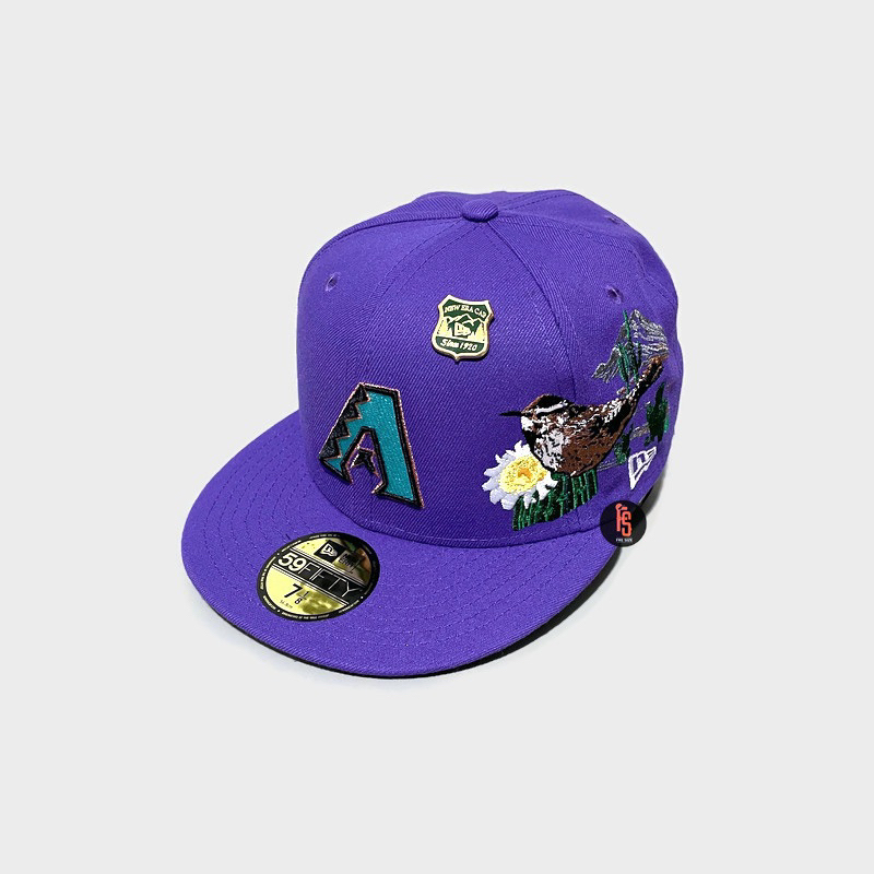 TOPI NEW ERA ORIGINAL 5950 STATE PARK ARIZONA DIAMONDBACKS PURPLE