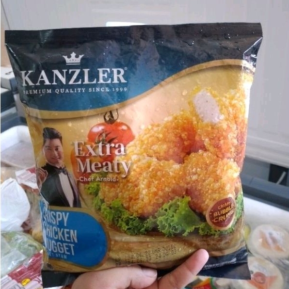 

(Ekspedisi hanya surabaya sidoarjo gresik) NUGGET CRISPY KANZLER 450GR