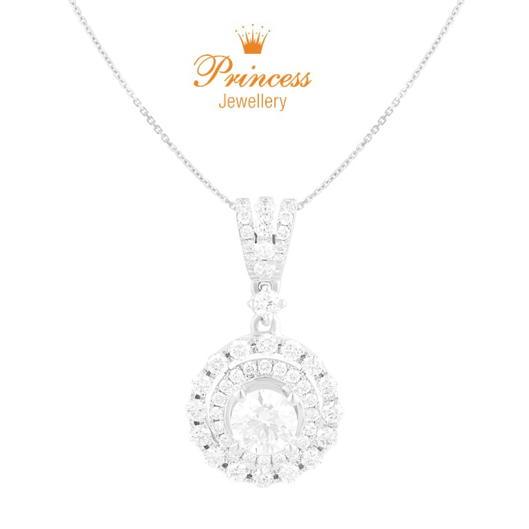 Liontin Berlian GIA Sertifikat PPD965453 Princess Jewellery
