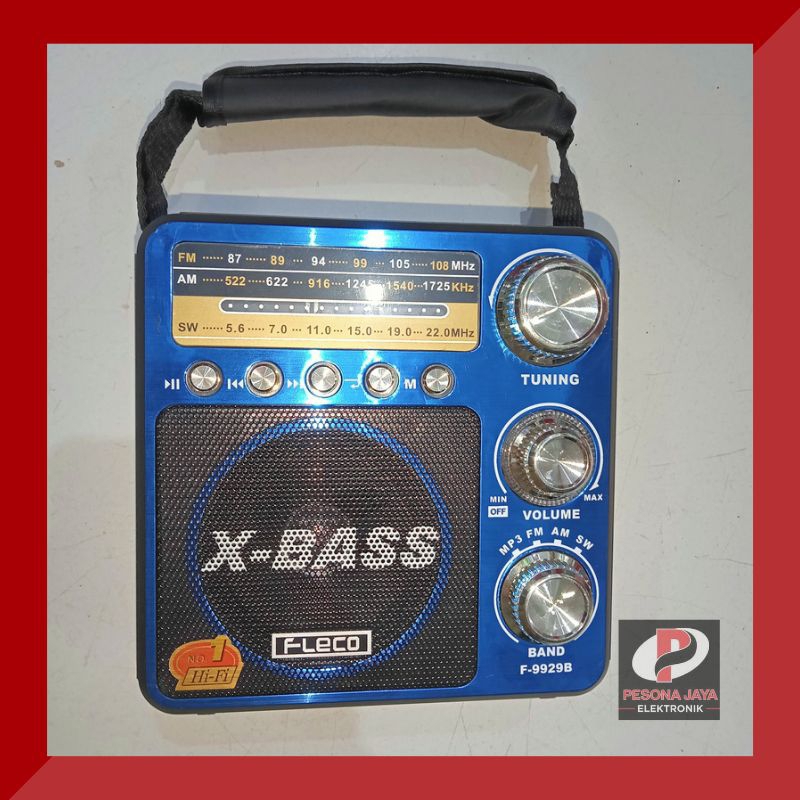 Radio Fleco X-Bass F- 9929 B