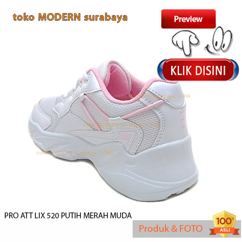 Sepatu wanita sepatu olahraga casual sneakers tali PRO ATT LIX 520