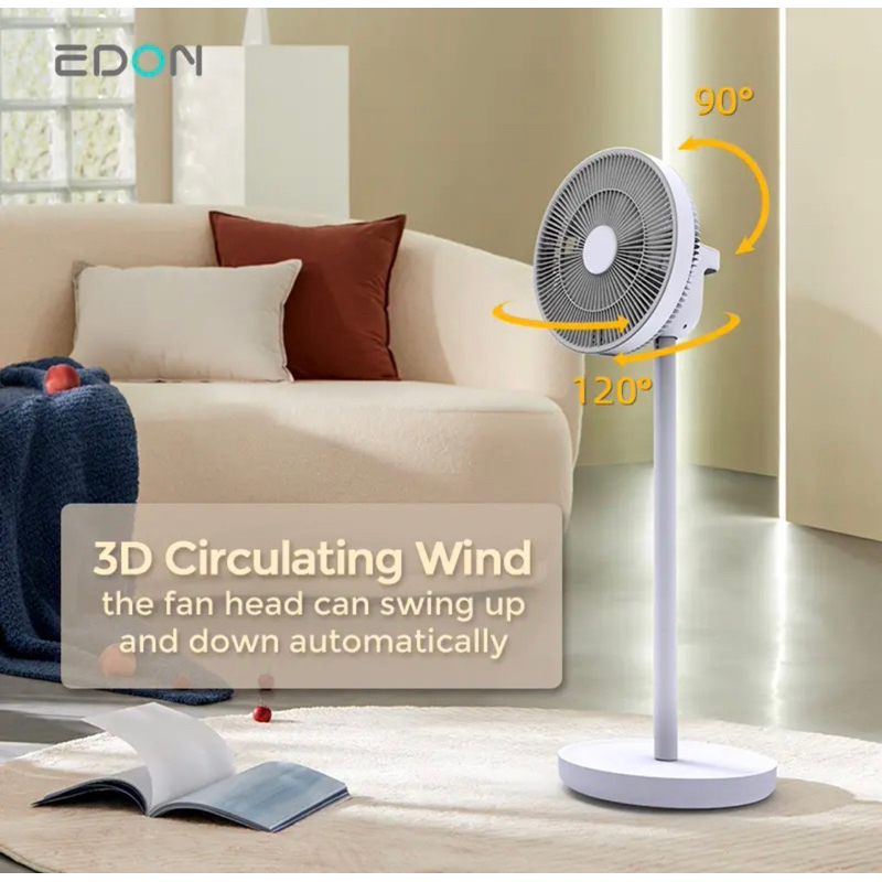 Kipas Angin Portable 3D AIR CIRCULATOR FAN / Kipas Angin Portable