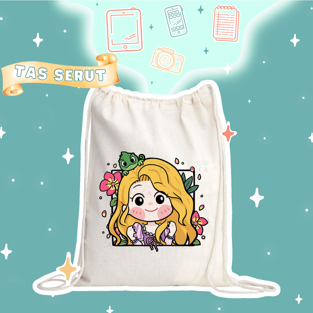 Tote bag dan Tas Serut Prince Princess Disney