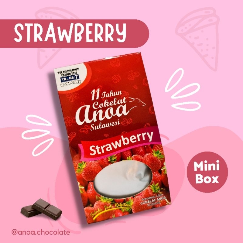 

Cokelat Strawberry Mini Box 70g