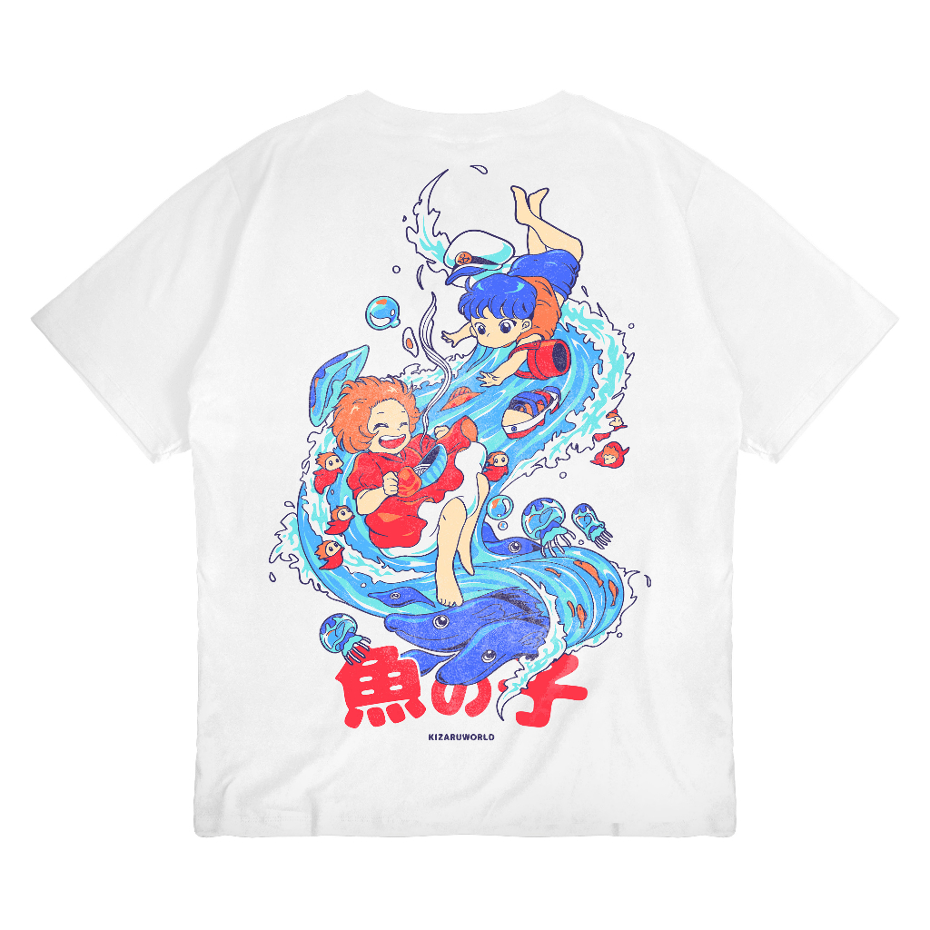 KIZARU Kaos Anime Ponyo