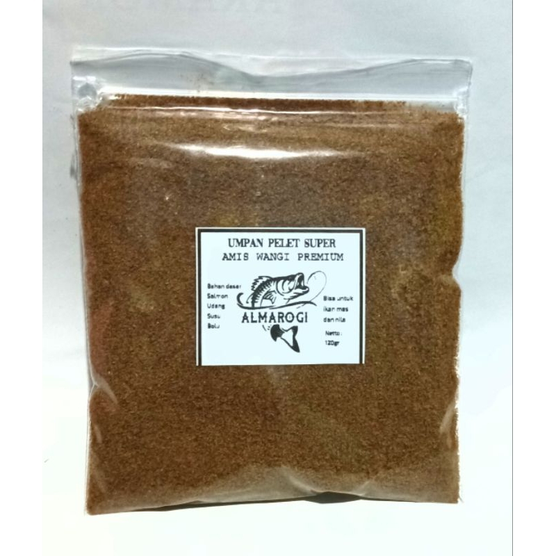 UMPAN PELET IKAN MAS AMIS WANGI SIAP PAKAI