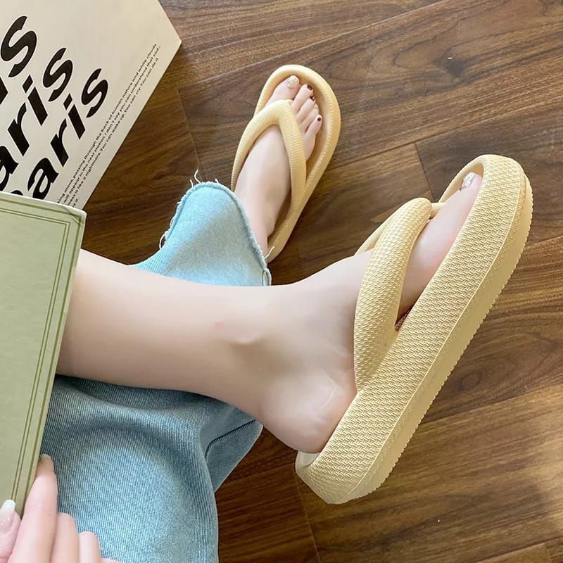 Sandal Japit Wanita Anti Slip Sendal Jepit Cewek Empuk Dipakai