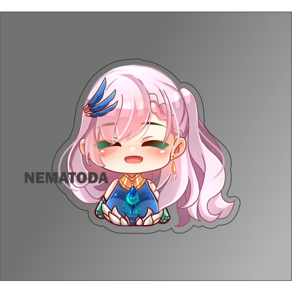 Gantungan Kunci Anime Hololive ID Pavolia Reine - Keychain Anime Hololive ID Pavolia Reine