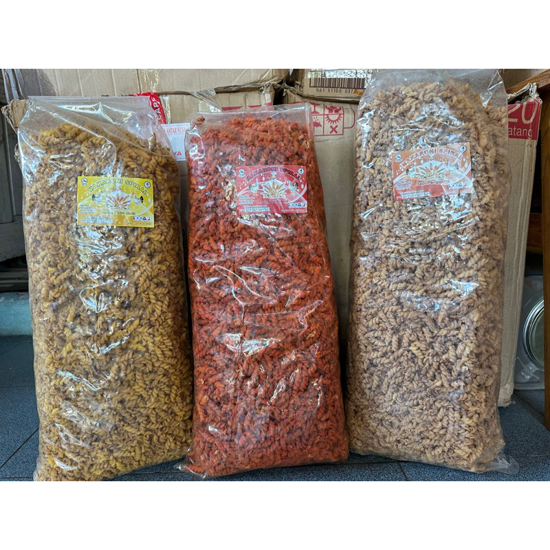 

Makaroni Spiral Rasa Balado Kaldo Ayam | Jagung Pedas Manis | Sapi Panggang