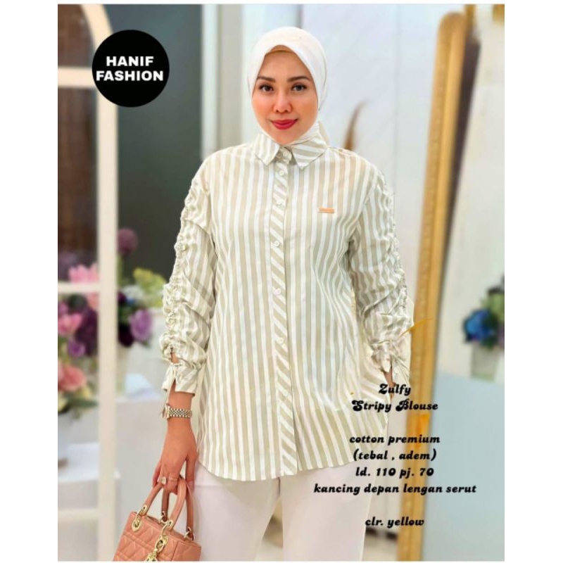 ZULFY STRIPY TUNIK TERBARU