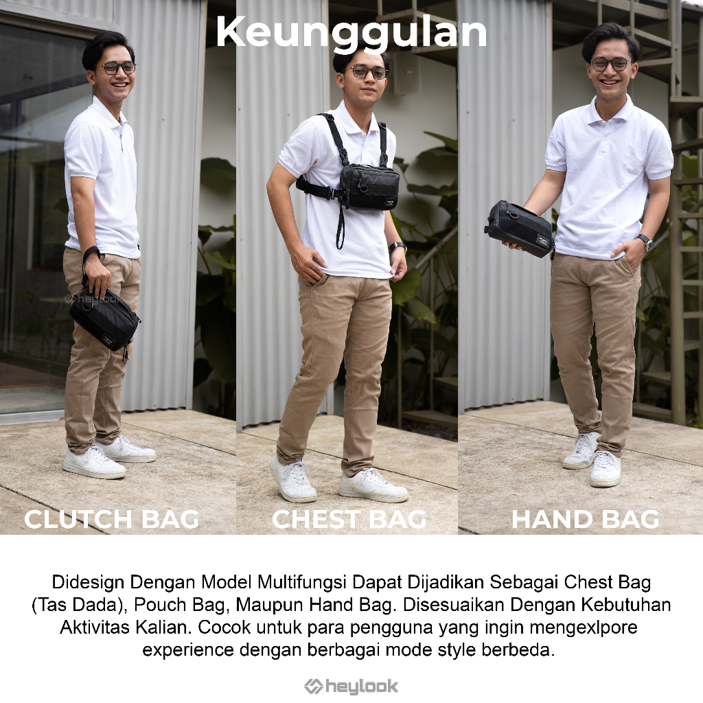 Handbag Tas Tangan Pria Wanita Clutch Tas Hp Pouch Dompet Pria Clutch Hand Bag Tas Tangan Clutch Waterproof