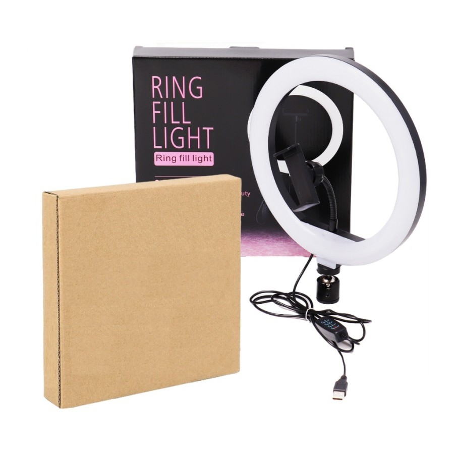 Ring Light Selfie Led 26cm 26 Cm 3 Mode Cahaya Lampu Studio Live Streaming Tiktok