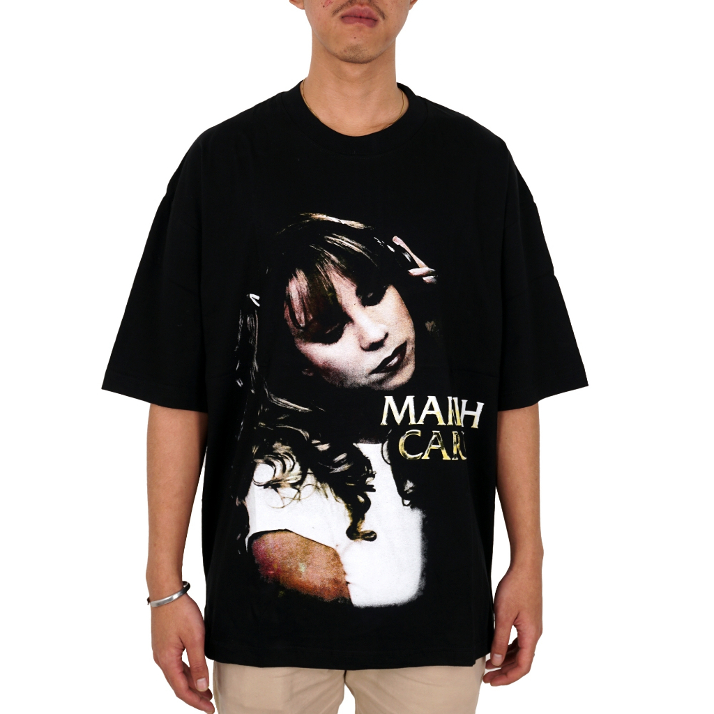 Toxic1805 Vintage Mariah Carey Black Oversize Tee T-Shirt Kaos