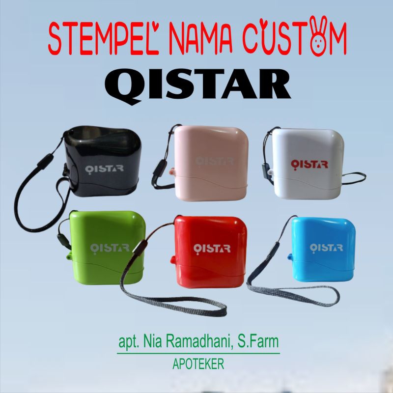 

Stempel Nama Nyatu Tutup QISTAR