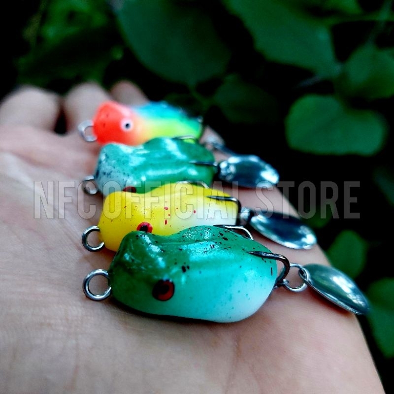 Mini Soft Frog 3 cm 3,5 gram Sensitif, Elastis, Kuat &amp; Mudah Hook up