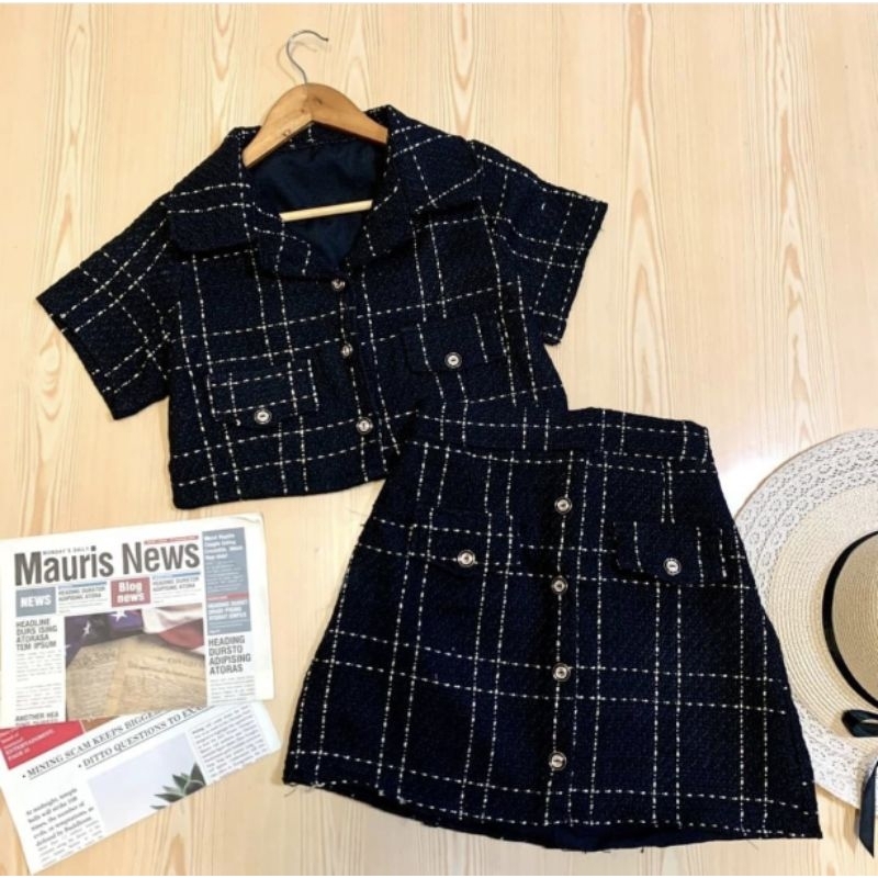 TWEED SET (TOP+SKIRT)