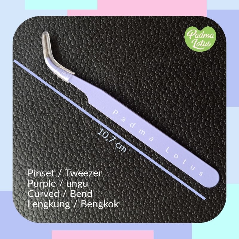 pinset tweezer lurus bengkok curved bend diy