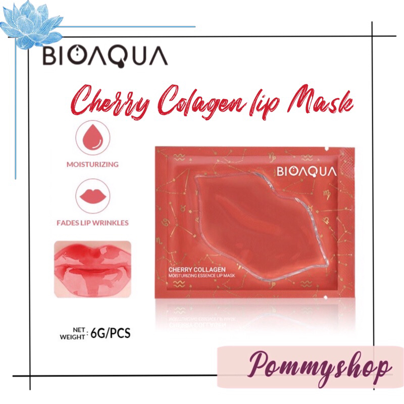 Bioaqua Cherry Collagen Moisturizing Essence Lip Mask 6g