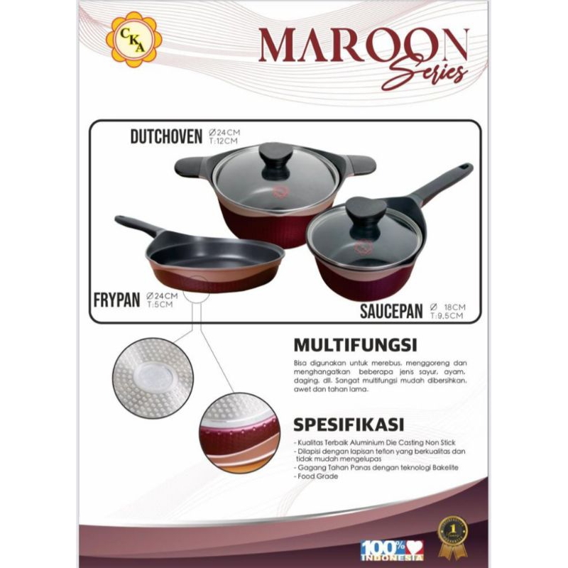 CKA MAROON SERIES SET