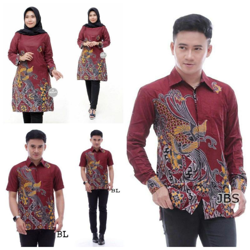 Maura Couple - Sania Ruffle Batik Couple Ori Ndoro Jowi DNT