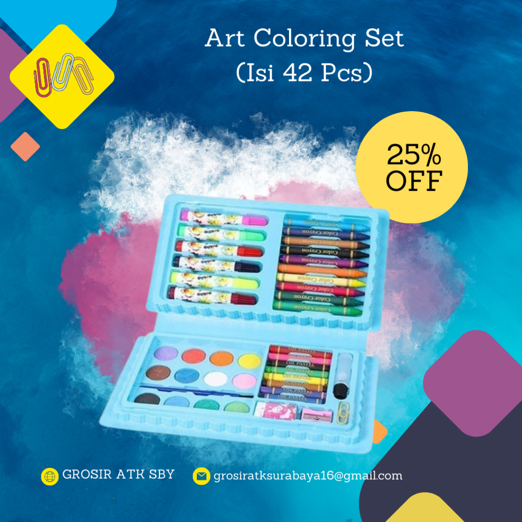 

Art Coloring Set (42 Pcs)