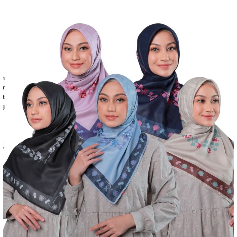 Zoya Kerudung Segi Empat Motif Anfisa Scarf