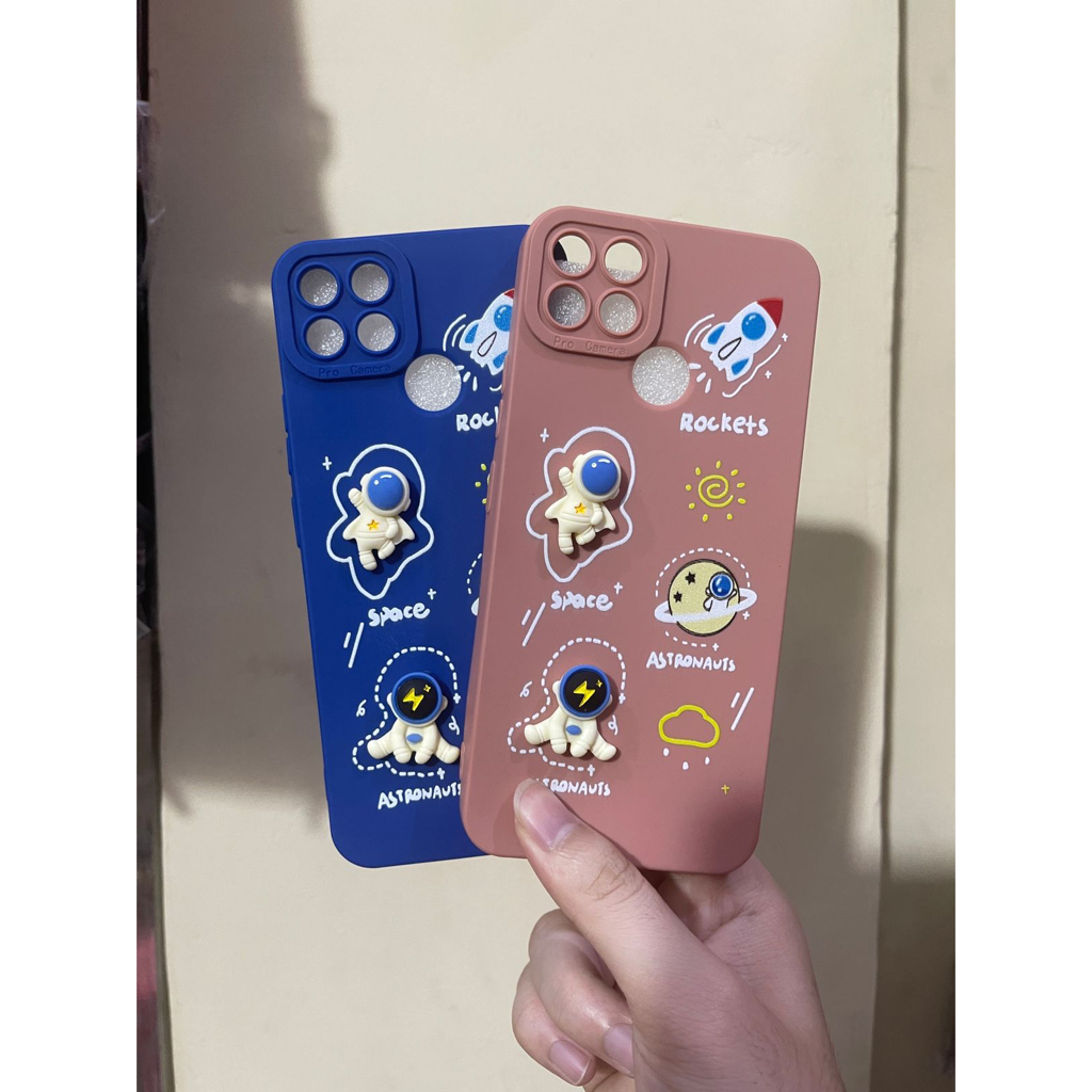 Soft Case Rocket Boneka Timbul For Realme C15