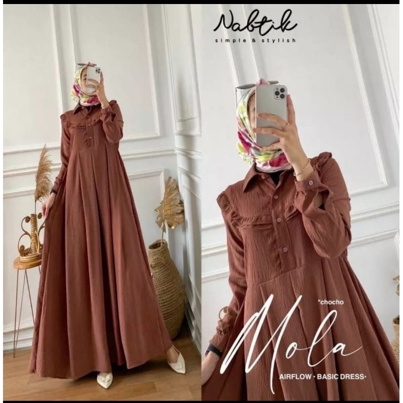 Gamis MOLA/termurah/Terbaru