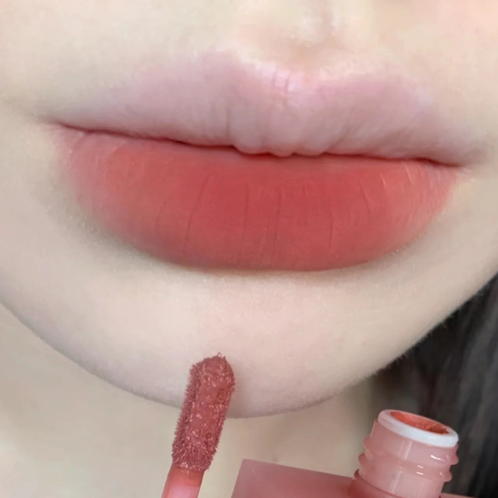 （COD）Ice Cream Lip Glaze Matte Foggy Velvet Lasting Lipstik Lip Glaze lipstik lipstik matte lipstik korea lipstik murah lipstick liptint lipstick matte