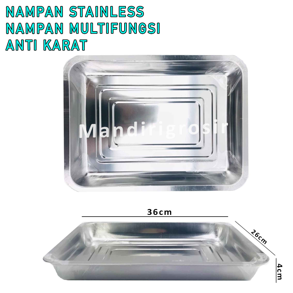 Nampan Anti Karat* Nampan Stainless* Nampan Multifungsi* Nampan BT-36